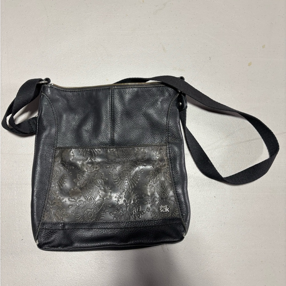 The Sak Crossbody Bag, Embossed Leather